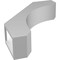 Ekena Millwork 3 1/2-in. W x 14-in. D x 18-in. H Legacy Architectural Grade PVC Knee Brace BRCP035X14X18LEC - alternate 2